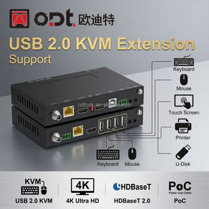 Extensor KVM HDBaseT 2.0 4K 60Hz, 100m sobre CAT6, <span class=keywords><strong>USB</strong></span> 2.0, Salida en Bucle, Extensión HD-MI Bidireccional, POC, IR, Audio, EDID para Pantalla - Product Image 4