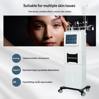 Appareil de microdermabrasion et dermabrasion pour le visage, machine de microdermabrasion 12 en 1, hydrodermabrasion