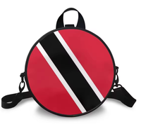 Sac à main rond en cuir PU avec drapeau régional de Tokelau pour femme, sac à dos convertible portable à porter à l'épaule et en bandoulière