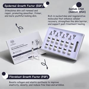 Suero Antiarrugas Profesional para SPA, Estéril, con <span class=keywords><strong>EGF</strong></span>, FGF, KGF, TGF, PDRN, Cápsulas de ADN de Salmón, Péptido de Cobre y Ácido Hialurónico, con Jeringa - Product Image 5