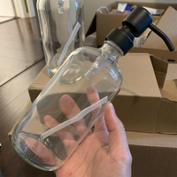 Bouteilles de vaporisateur d'ambiance en verre ambré givré écologiques et recyclables avec bouchon à vis de 4 oz, 8 oz, 120 ml, 250 ml pour brume corporelle, huile capillaire et lavage des mains