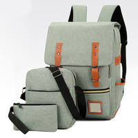 Grosir Kustom Logo 2025 20-35L Kapasitas Besar Berkualitas Tinggi Tas Ransel Bisnis Travel 3 Set Unisex Rhino Armor Tahan Air 210D
