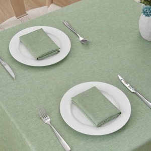 Custom Rectangle <strong>Tablecloth</strong> Water Resistant Wrinkle Free Linen Textured Table Cloth Table Cover For Party Camping - Product Image 6