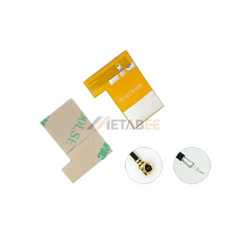 2.4GHz Small Yellow Plate Omnidirectional Camera WIFI Module Soft Plate FPC Antenna