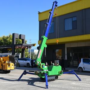 Grue araignée <span class=keywords><strong>à</strong></span> carburant diesel CE EPA EURO 5 Grue de levage <span class=keywords><strong>portable</strong></span> Construction de la machine Mini grue araignée sur chenilles de 3 tonnes 2t 3 t 5t 8t - Product Image 4