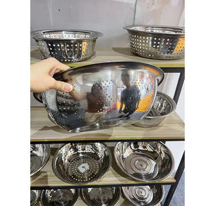 Paslanmaz çelik kevgir elek mutfak gıda meyve sebze kevgir pirinç elek filtre kevgir - Product Image 2