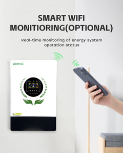 CKMINE 5kW 5000W ระบบโซลาร์เซลล์แบบออฟกริด+AC ไฮบริด อินพุต 220V 230V เฟสเดียว คลื่นไซน์บริสุทธิ์ สำหรับระบบจัดเก็บพลังงานภายในบ้าน รุ่น SOL IA5000-S4 H - Product Image 4