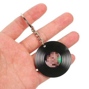 Llavero de vinilo con diseño Y2K, joyería NFC, reproductor de música NFC, tarjeta de visita, llavero de acrílico DIY con forma de CD, colgante para llaves de coche de mujer - Product Image 1
