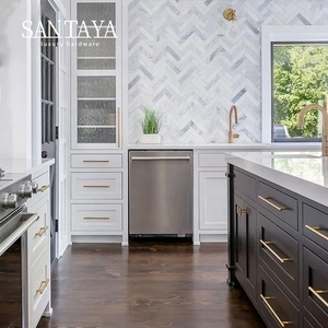 Gagang Kabinet Dapur Santaya Solid Brushed Brass, Kenop Laci Lemari Kamar Tidur, dan Gagang Kulkas Furnitur - Product Image 4