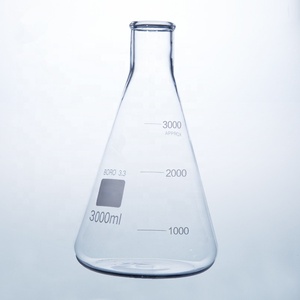 HAIJU Transparente 50 100 250ML Cristalería de laboratorio Frasco Erlenmeyer seguro para uso científico para laboratorios escolares - Product Image 5