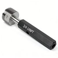 Jauge d'étanchéité NPT à filetage conique haute précision en acier GCr15, outil de mesure Go/No Go pour moules, tailles 1/16, 1/8, 1/4, 1/2, 3/4