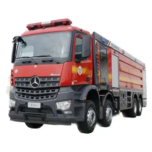 Benz Fire Truck (água e espuma tanque) 580hp Fire Extinguishing Foam Tanker China Para Fire Engine Preço