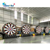 Carnaval Sport Jeux Grand Football Fléchettes Gonflable Football Fléchettes Cible pour Enfants Adultes
