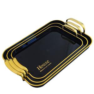 Assiette de fruits jetable plateau en plastique PE café Restaurant ménage tasse à thé plateau haut de gamme sensation fête bonbons et collations <span class=keywords><strong>plat</strong></span> ensemble - Product Image 5