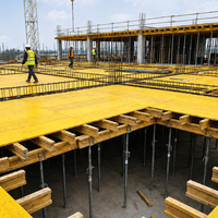 Panel de Contrachapado Fenólico Triple de 21mm y 27mm para Encofrado de Hormigón, Altamente Reutilizable, para Obras de Construcción, Venta al Por Mayor