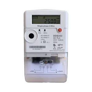 Single Phase Electronic kwh Meter digital 1 phase prepaid electricity meters