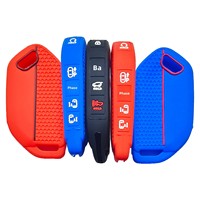 Étui de clé télécommande haut de gamme pour Sportage Ace Niro EV EV9 GT-Line à 9 boutons, en résine époxy, motif nid d'abeille, en silicone, pour clé de voiture