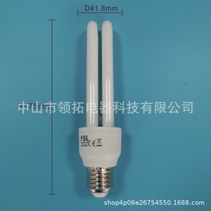 FSL หลอดไฟสีดำ E27 18W โคมไฟยูวีสำหรับควบคุมยุง2U 3U 110V 220V - Product Image 3