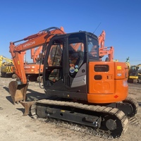 Excavatrice compacte Hitachi ZX75US-5B 2019, 7,5 tonnes, matériel de construction d'occasion en provenance du Japon