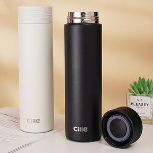 Termo <span class=keywords><strong>Xile</strong></span> de Acero Inoxidable de Gran Capacidad para Hombre, 500 ml, Taza de Agua Portátil para Negocios, Diseño Moderno y Simple, Láser - Product Image 2