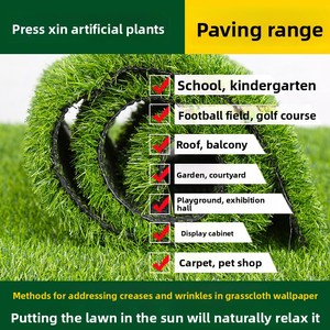 Gazon artificiel en PVC transfrontalier pour l'aménagement <span class=keywords><strong>de</strong></span> terrains <span class=keywords><strong>de</strong></span> football et la réalisation <span class=keywords><strong>de</strong></span> projets d'agrandissement des espaces verts en maternelle - Product Image 3