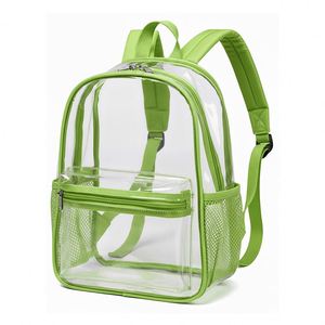 Mochila Mini Transparente Personalizada OEM, Aprobada para Estadios, de Poliéster con Cierre, Impermeable, para Conciertos, Trabajo, Festivales, Seguridad, Viajes, Libre de BPA - Product Image 4