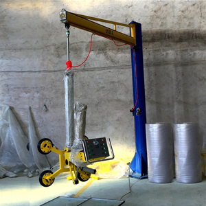 Grue à colonne à balancier pneumatique à vide, équipement de levage et de manutention pour plaques de verre à aspiration - Product Image 2