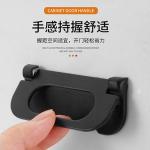 Drawer Handle Oval Iron Minimalist Design Easy Installation Surface Decoration General Use - Product Image 5