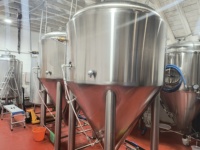 Fermenteur Conique à Double Enveloppe Cassman 1000L 2000L en Acier Inoxydable 304, Équipement Commercial de Brassage de Bière avec Enveloppes de Refroidissement à Cavités et CIP