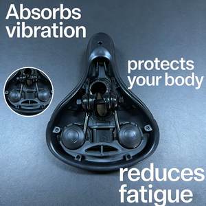 <span class=keywords><strong>Selle</strong></span> <span class=keywords><strong>de</strong></span> <span class=keywords><strong>vélo</strong></span> <span class=keywords><strong>large</strong></span> en mousse PU souple, <span class=keywords><strong>selle</strong></span> <span class=keywords><strong>de</strong></span> <span class=keywords><strong>vélo</strong></span> <span class=keywords><strong>de</strong></span> montagne avec absorption des chocs, <span class=keywords><strong>selle</strong></span> <span class=keywords><strong>de</strong></span> <span class=keywords><strong>vélo</strong></span> <span class=keywords><strong>de</strong></span> route avec bande réfléchissante - Product Image 2