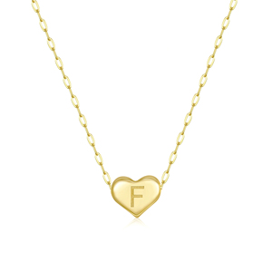 Vente en gros de collier J avec breloque initiale de A à <span class=keywords><strong>Z</strong></span> pour femmes, collier avec pendentif avec breloque initiale, cadeau de bijoux pour femmes - Product Image 3