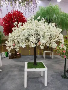 Arbre de fleurs de cerisier artificiel rose arbre de mariage artificiel centres de table de mariage plante artificielle extérieure