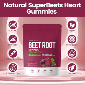 Gummies de Betterave : Énergie, Bien-être Immunitaire, Complément Alimentaire, Prébiotiques et <span class=keywords><strong>Probiotiques</strong></span> à Base de Plantes, Sommeil, Nootropiques - Product Image 3
