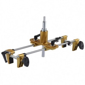 Ouvre-trou de serrure de porte <span class=keywords><strong>en</strong></span> acier TEBAK, durable, kit de menuiserie DIY OEM, outil de serrure interne à installation rapide, gabarit de mortaiseuse et rainureuse - Product Image 2