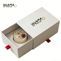 Boîte cadeau Huamao en carton recyclable et écologique, personnalisable en couleur et taille, avec doublure en éponge, pour bougies d'aromathérapie et huiles essentielles, parfum d'ambiance pour la maison