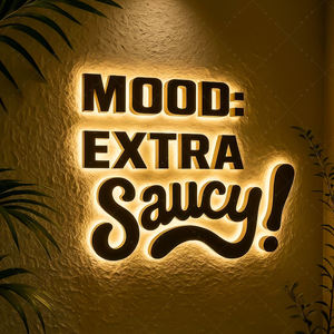 防水 & ダストプルーフLEDサインボード、ショッピングモール、オフィス、レストランで屋内/屋外で使用するための3Dメタルレター - Product Image 5