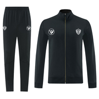 Conjunto Deportivo de Fútbol para Hombre, Camiseta de Manga Larga Transpirable de Secado Rápido, Chaqueta Deportiva de Alta Calidad al por Mayor
