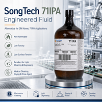 Fluido de Ingeniería SongTech 71IPA HFE IPA, Alternativa al 71IPA, Baja Tensión Superficial, Solvente de Limpieza de Precisión para Electrónica