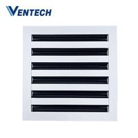 Diffuseur linéaire réglable à 6 fentes en aluminium pour conduits d'air conditionné Ventech HVAC
