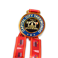 Shweilong – Médaille de sport en alliage d'or et de zinc, 25 ans d'expérience en gros, avec trophée Fiesta de qualité supérieure, médaille de marathon en métal 3D vierge personnalisable