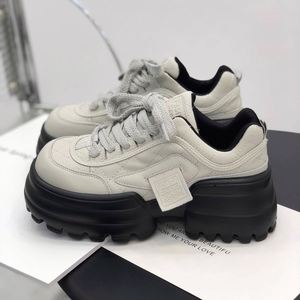 Zapatillas Deportivas de Plataforma para Mujer, Modelo 2026, Primavera-Otoño, Versátiles, con Suela Gruesa, Aumentan la Estatura, Casuales - Product Image 4