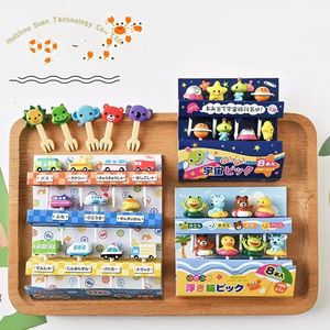 Tenedores de Plástico Desechables Personalizados para Fiestas, Tenedores de Frutas Modernos, Palillos para Bento, Mini Tenedores de Pastel con Forma de Animales para Fiestas de Té - Product Image 6