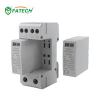 Parafoudre étroit à 3 phases Spd Boîte de combinaison Pv Pv40 20Ka ~ 40Ka Dispositif de protection contre les surtensions AC