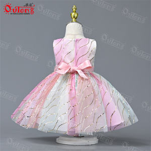 Yoliyolei-falda blanca y azul <span class=keywords><strong>para</strong></span> niñas, vestido <span class=keywords><strong>de</strong></span> baile, tutú estampado, <span class=keywords><strong>vestidos</strong></span> <span class=keywords><strong>de</strong></span> princesa <span class=keywords><strong>de</strong></span> boda - Product Image 2