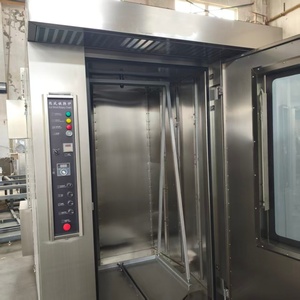 <span class=keywords><strong>Four</strong></span> rotatif à 64/32 plateaux <span class=keywords><strong>avec</strong></span> PLC, gaz ou électrique, grand <span class=keywords><strong>four</strong></span> rotatif de boulangerie à <span class=keywords><strong>chariot</strong></span> pour la cuisson de pains et de gâteaux, idéal pour l'industrie de la boulangerie. - Product Image 5