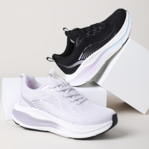 Nouvelles chaussures décontractées pour femmes à motif écailles de poisson, légères, tendance transfrontalière, à lacets, pour la marche, personnalisées et amorties - Product Image 3