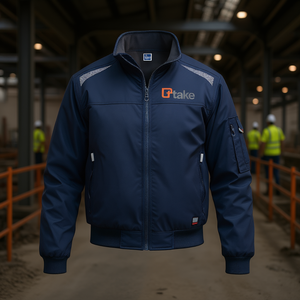 Blouson Bomber Coupe Classique Bleu Vêtements de Travail et de Sécurité - Product Image 3
