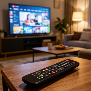 Telecomando ATV3 Lite a 4 pulsanti in plastica ABS con codice di apprendimento per <span class=keywords><strong>Samsung</strong></span> LED LCD HDTV Android <span class=keywords><strong>TV</strong></span> <span class=keywords><strong>Box</strong></span> - Product Image 3