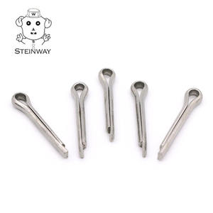 หมุดแบบกำหนดเอง <span class=keywords><strong>ISO1234</strong></span>หัวแบนสแตนเลสสตีลหมุดปักพร้อมแหวนยึดร่องสำหรับคลิป E - Product Image 3