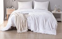 Parure de lit en bambou organique, ensemble de literie, housse de couette, taille king, 300tc 100%, original